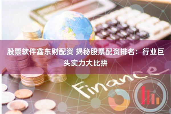 股票软件鑫东财配资 揭秘股票配资排名：行业巨头实力大比拼